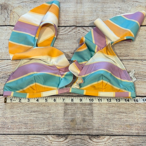 Chelsea & Violet Multicolor Ruffle Bikini Set - Picture 8 of 10